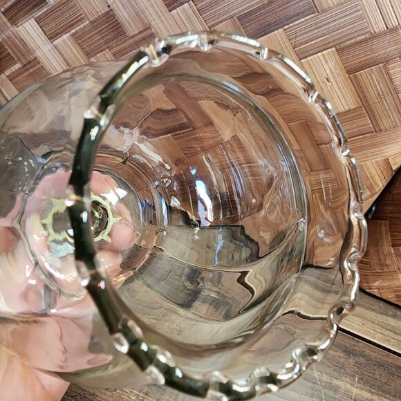 Vintage Home Interiors Homco Celeste Votive Cup Sconce Candle Holder Ruffle Edge - Picture 3 of 7